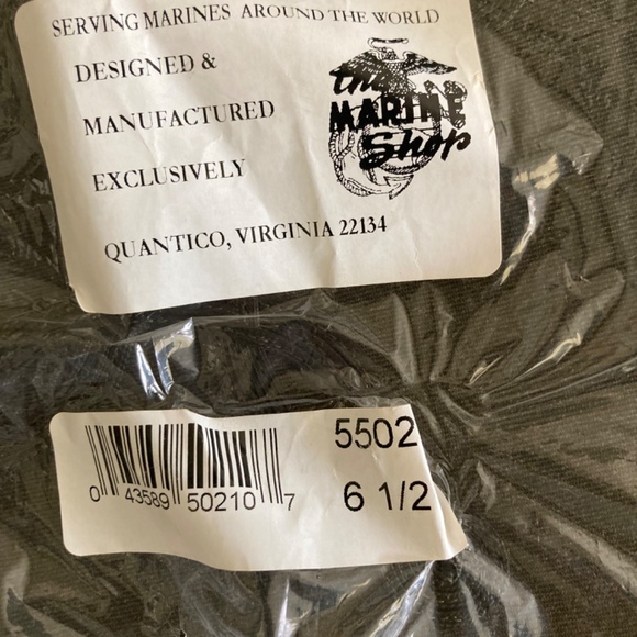 USMC Officer Combination Cover - Picture 3 of 3